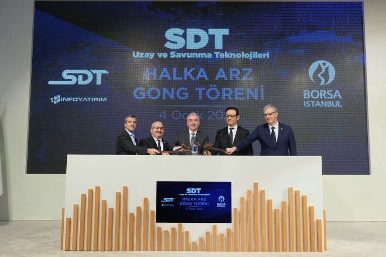 Borsanın ikinci savunma sanayi şirketi SDT işleme başladı