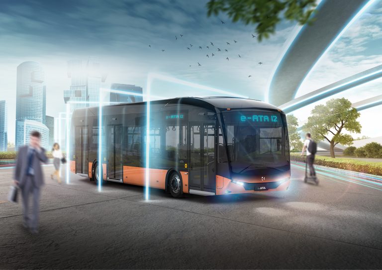 Karsan’ın 12 Metrelik elektrikli otobüsü e-ATA Romanya yolcusu