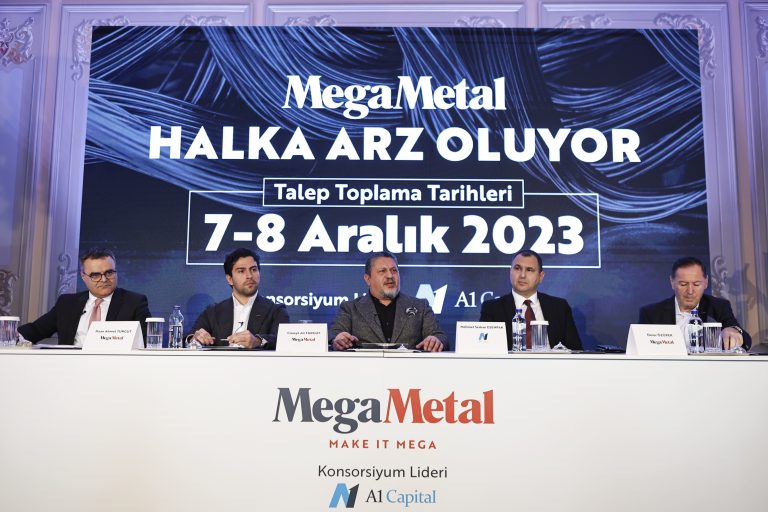 Mega Metal’in halka arzında talep sayısı3 milyon 987 bin oldu