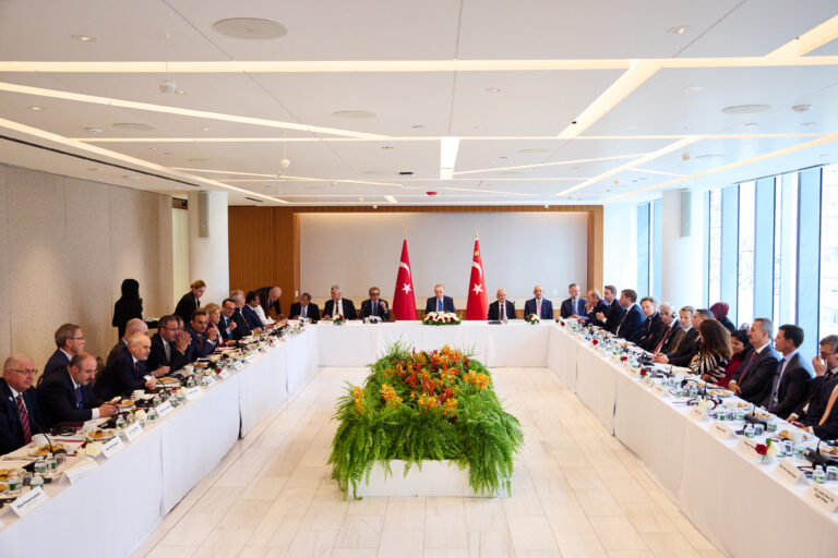 Cumhurbaşkanı Erdoğan ve ABD’li CEO’lar New York’ta bir araya geldi