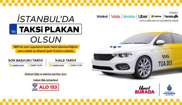 Uygulama Bazlı Taksi ihalesi 7 Ekim’de